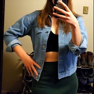 Oversized Lightwash denim jacket